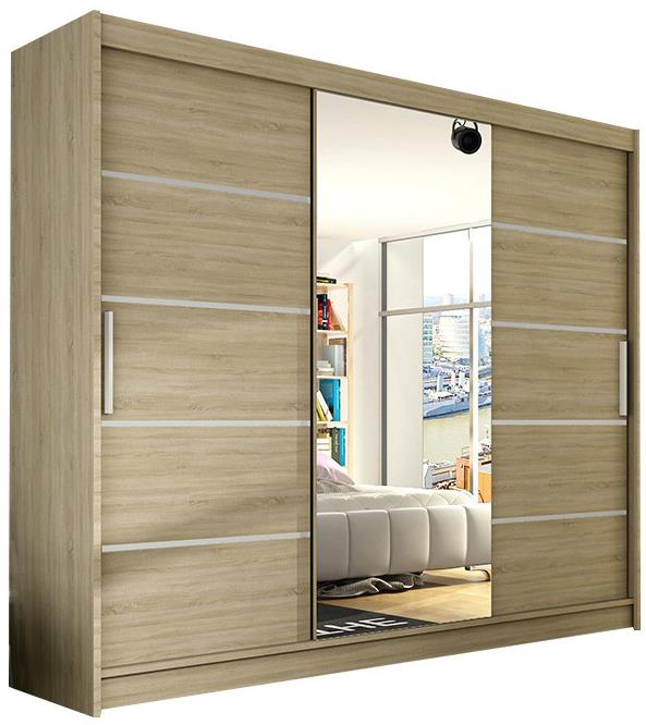 Nejlevnější nábytek Ande VI – dub sonoma/zrkadlo