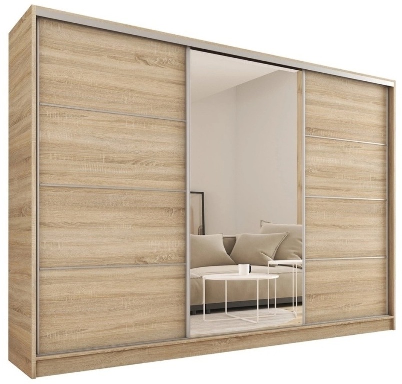 Nejlevnější nábytek Litolaris 250 so zrkadlom – dub sonoma