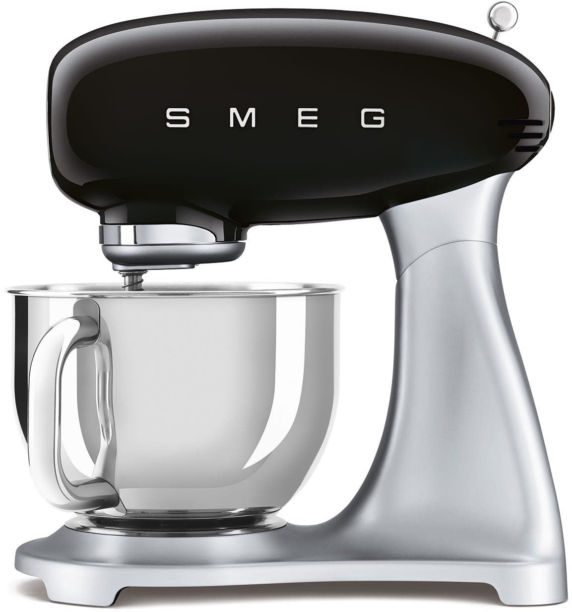 SMEG 50's Retro Style 4,8 l čierny, s podstavcom z nehrdzavejúcej ocele