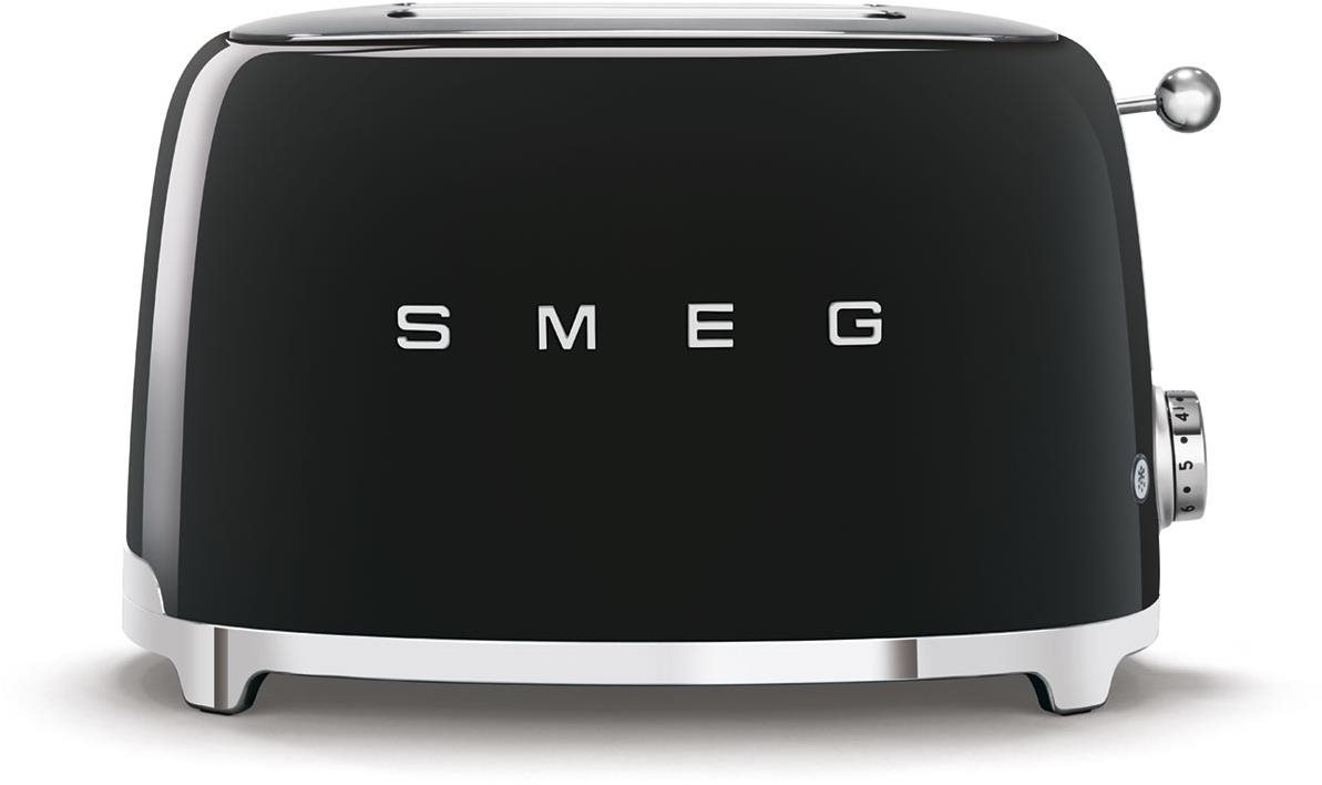 SMEG 50's Retro Style 2 × 2 čierny 950 W