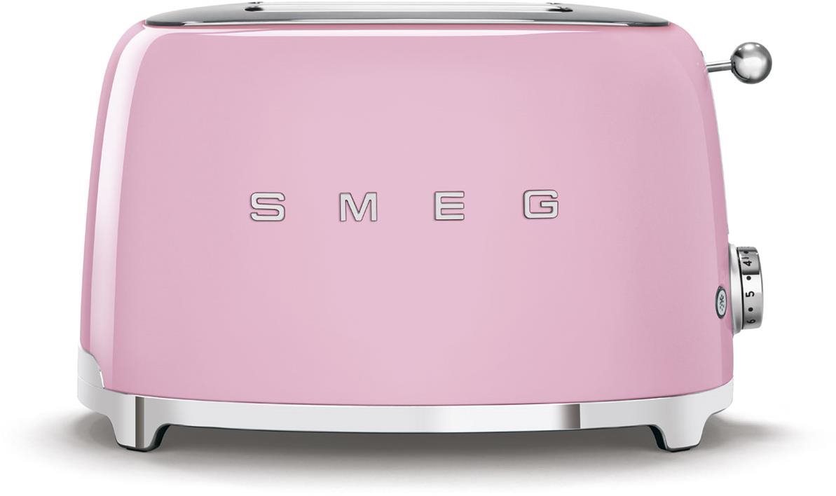 SMEG 50's Retro Style 2 × 2 ružový 950 W