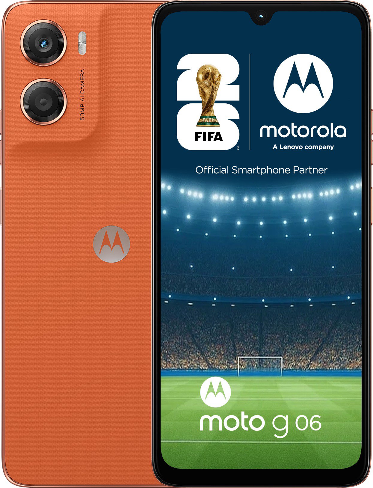 Motorola Moto G06 8 GB/256 GB Pantone Arabesque (orange)