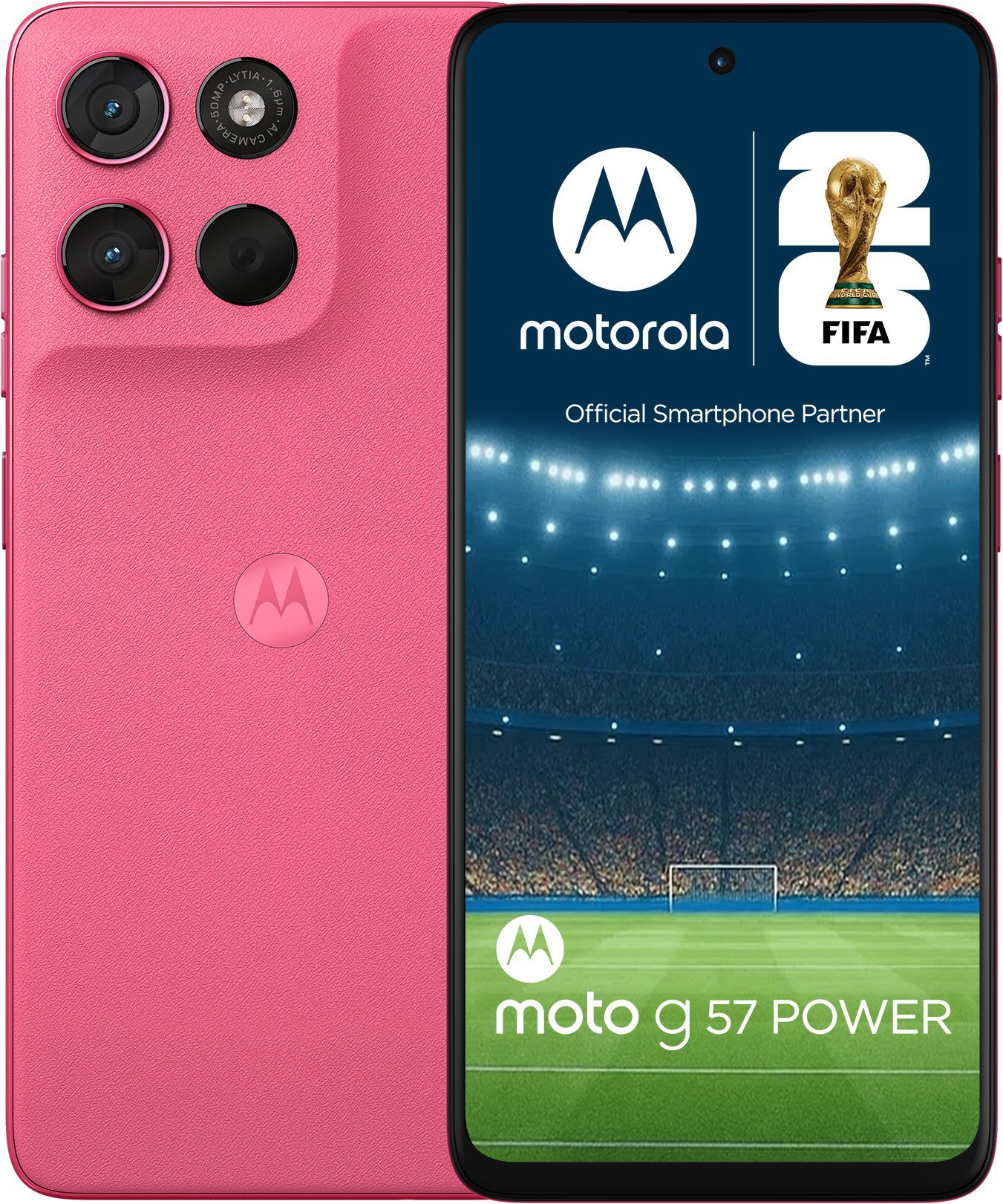 Motorola Moto G57 Power 12 GB/256 GB Pantone Pink Lemonade (pink)