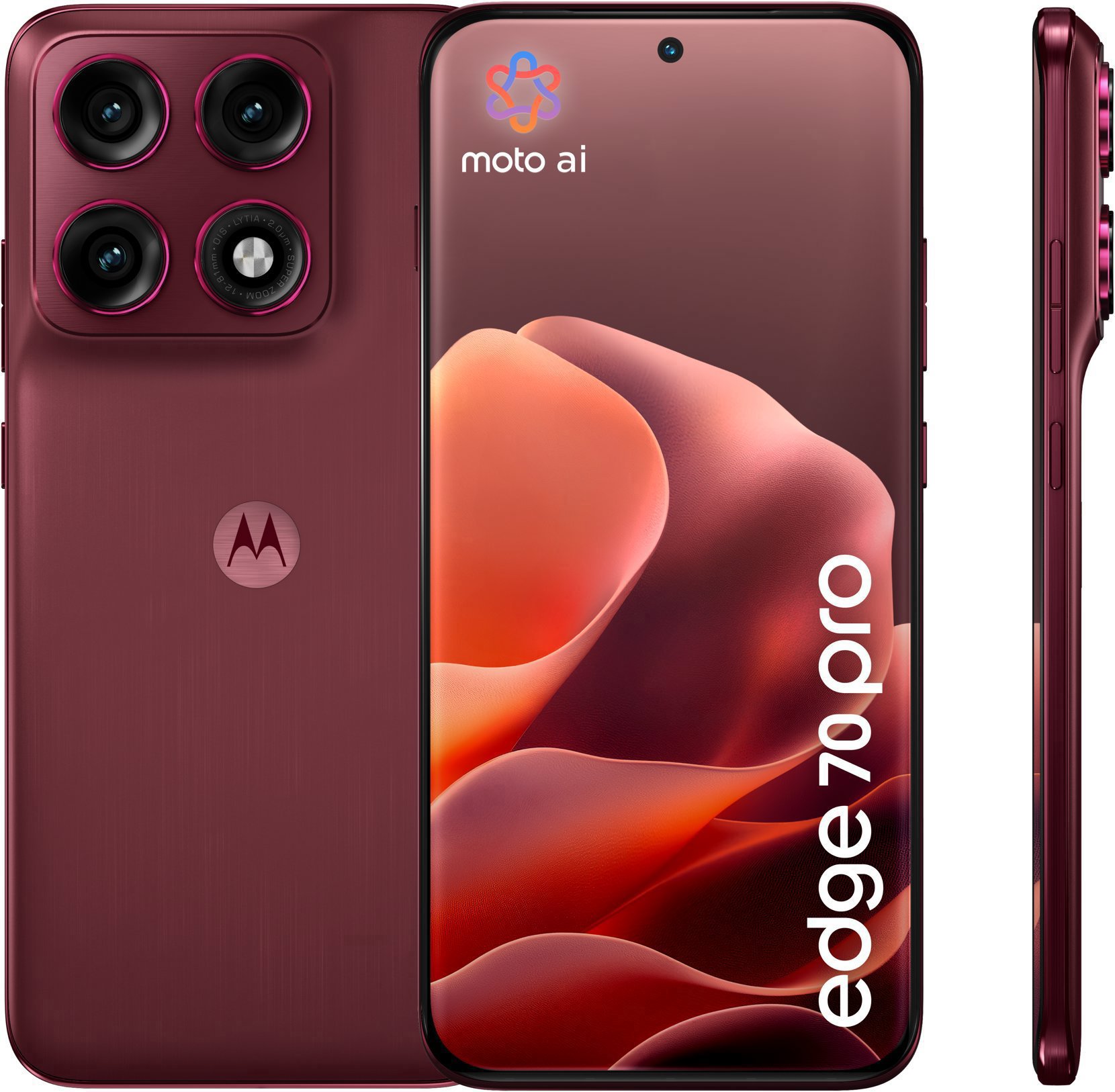 Motorola Edge 70 Pro 12 GB/512 GB Pantone Zinfandel (Red)