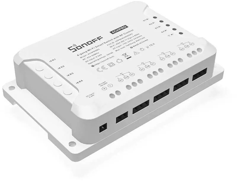 SONOFF 4CHPROR3 4-Gang WiFi Smart Switch (RF Control)
