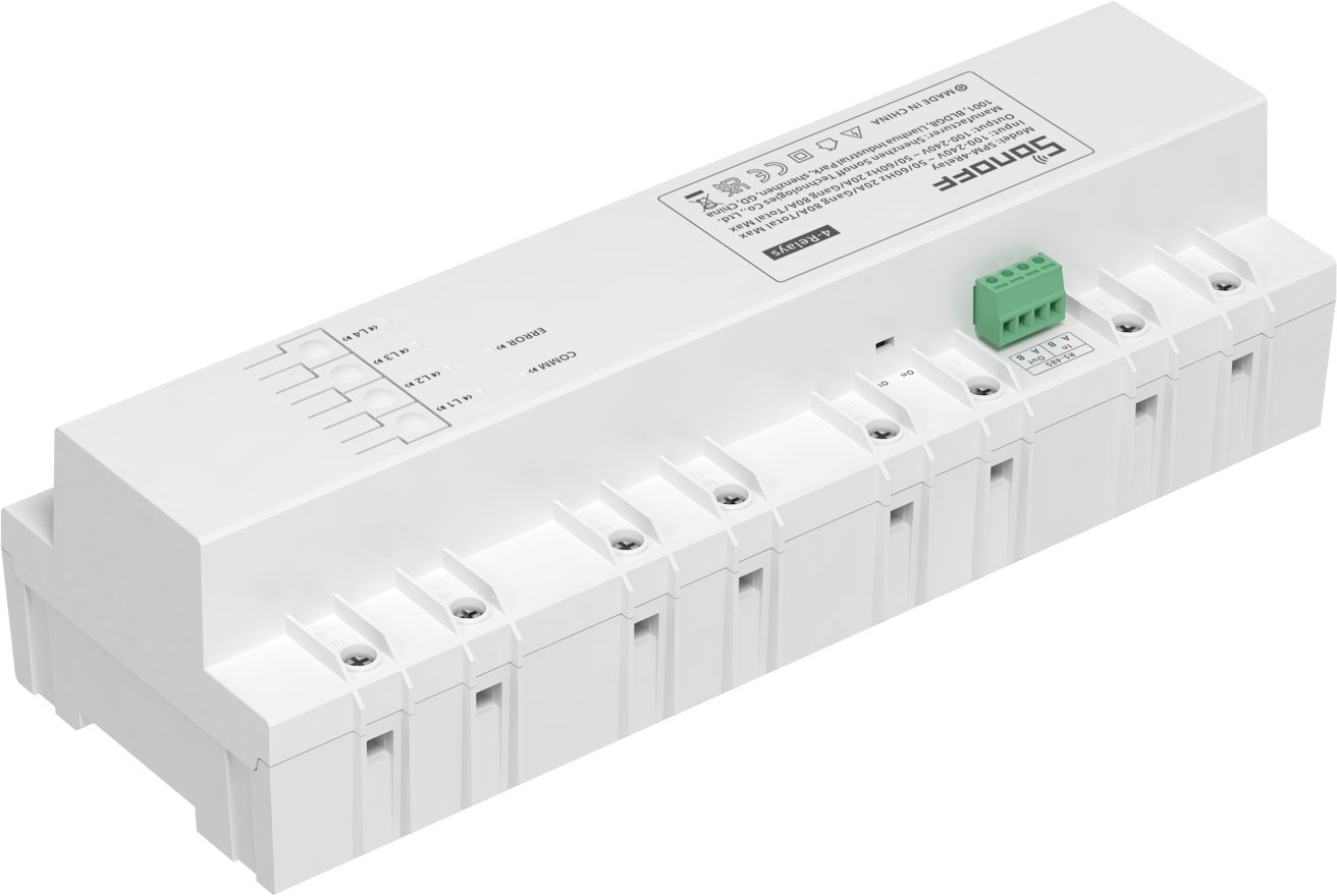 SONOFF SPM-4Relay Stackable Smart Power Meter