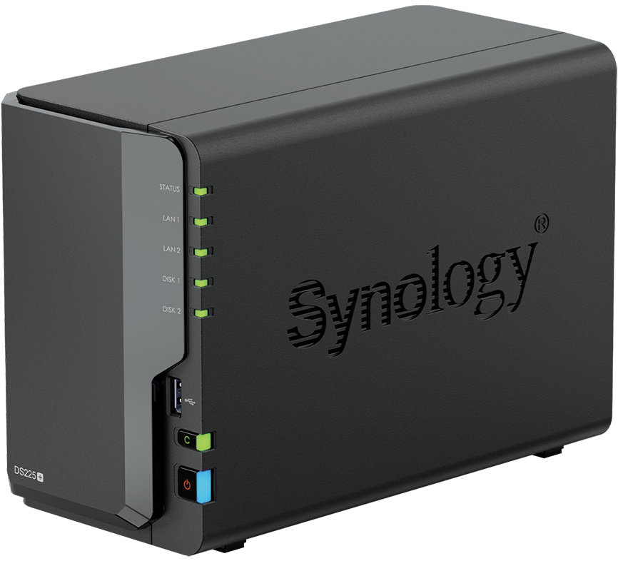 Synology DS225 + 2× HAT3320-8T