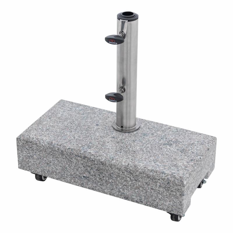 Doppler Žulový balkónový stojan 25 kg s držadlom a kolieskami