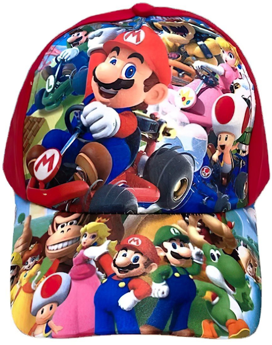 Super Mario s potlačou – detská šiltovka veľkosť M/L