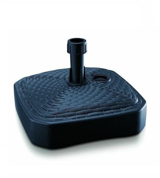PROSPERPLAST Podstavec pod slnečník, hranatý UMBRELLA, antracit 39 cm