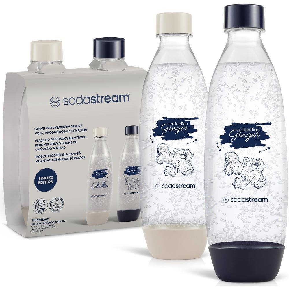 SodaStream FUSE Fľaša 2× 1 l Ginger Ale do umývačky