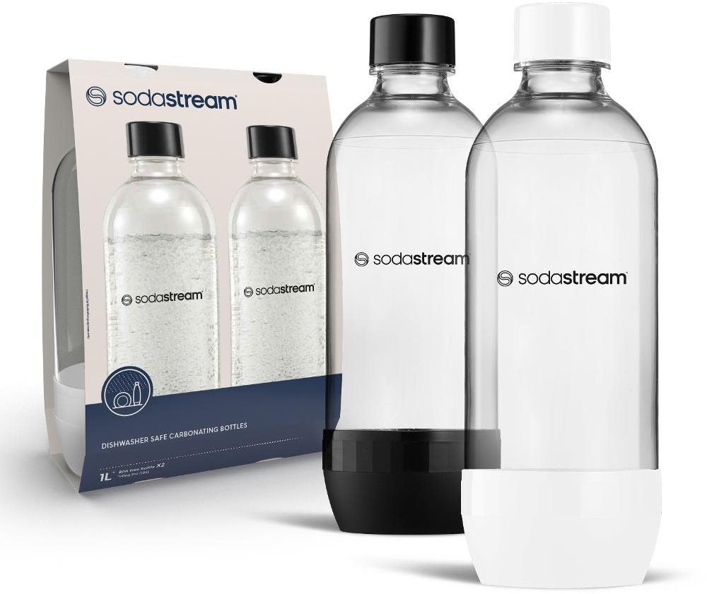 SODASTREAM Fľaša Jet 2 × 1 l Black White do umývačky