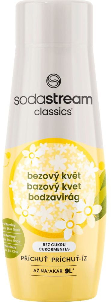 SodaStream Príchuť Bazový kvet Zero 0,44 l
