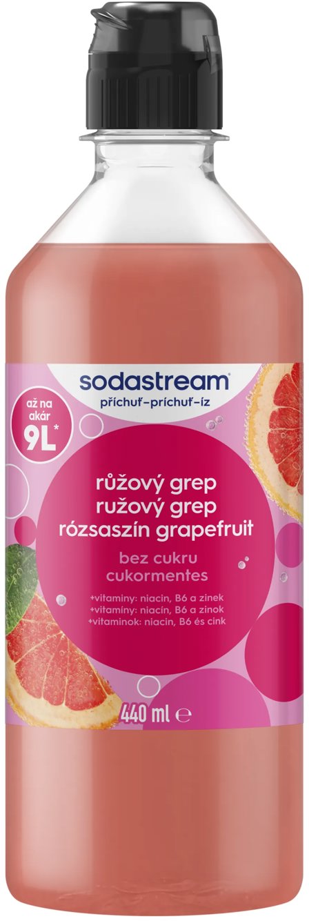 SodaStream príchuť ružový GREP ZERO 440 ml