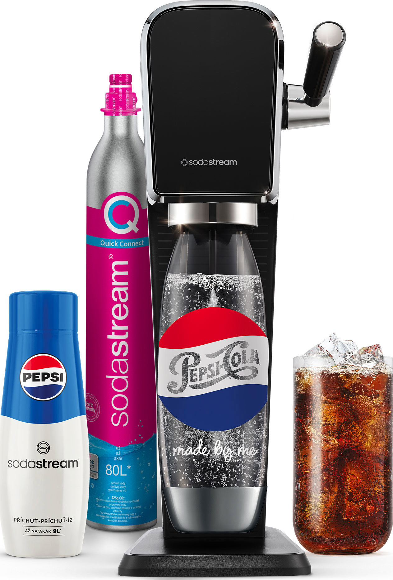 SodaStream ART Black Pepsi Mpack