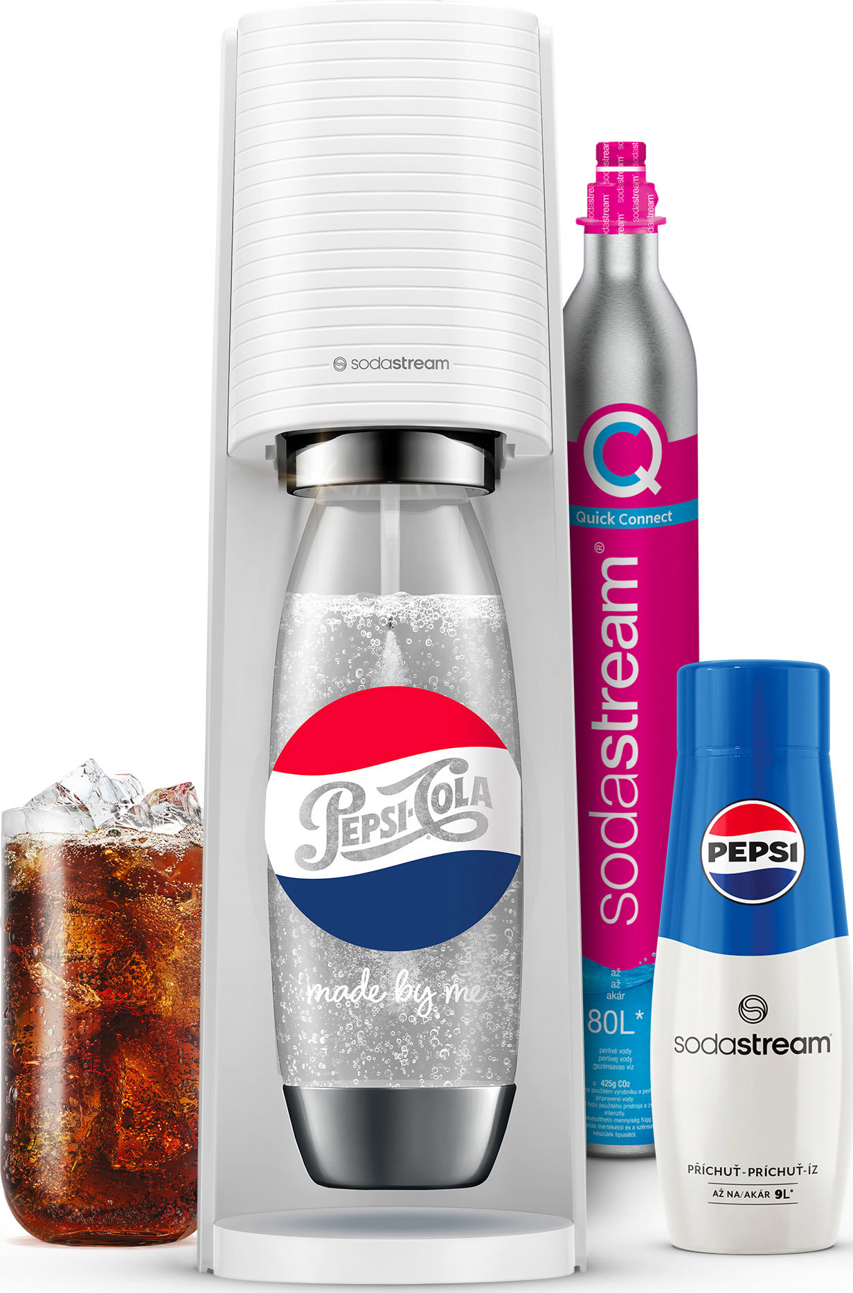 SodaStream TERRA White Pepsi Mpack