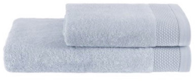 Soft Cotton Bamboo Sada ručník a osuška 2 ks, sv. modrá