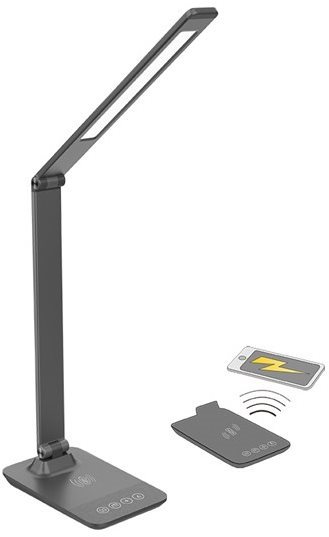 Solight stolná lampička s bezdrôtovou nabíjačkou WO55-G