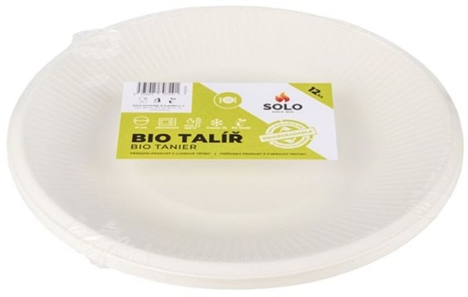 SOLO Tanier okrúhly 23 cm/12 ks