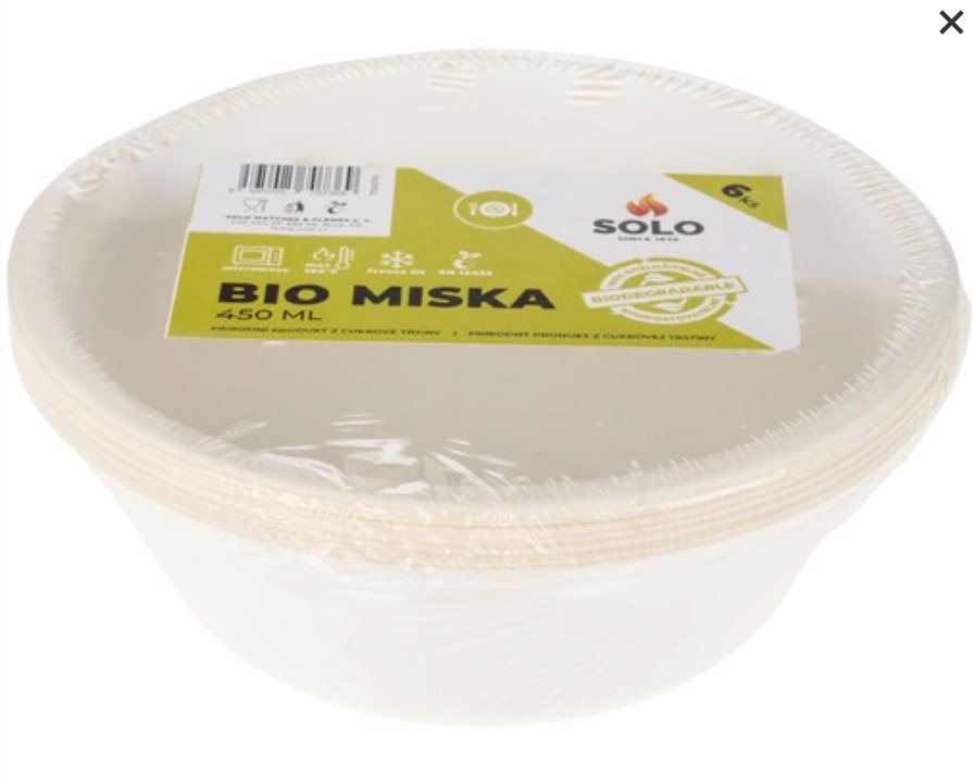 SOLO Miska 450 ml/6 ks