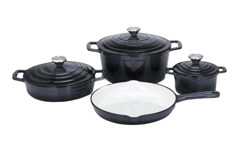 CS KOCHSYSTEME XANTEN čierna, liatinová 7ks