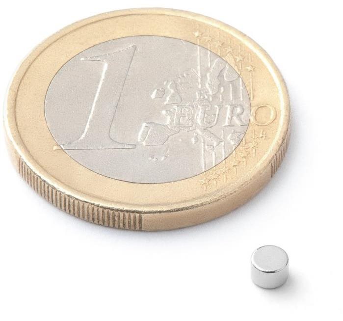 SOLLAU neodymový silný valec D 3 × 2 mm – balenie 50 ks