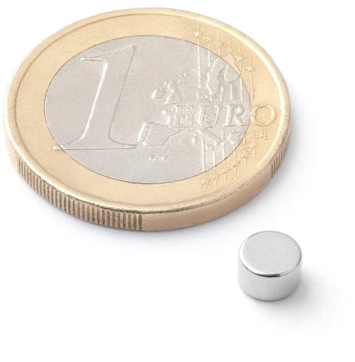 SOLLAU neodýmový silný valec D 5 × 3 mm – balenie 30 ks