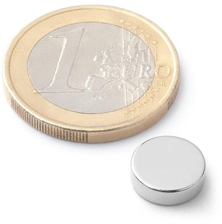 SOLLAU neodymový silný valec D 10 × 3 mm – balenie 10 ks