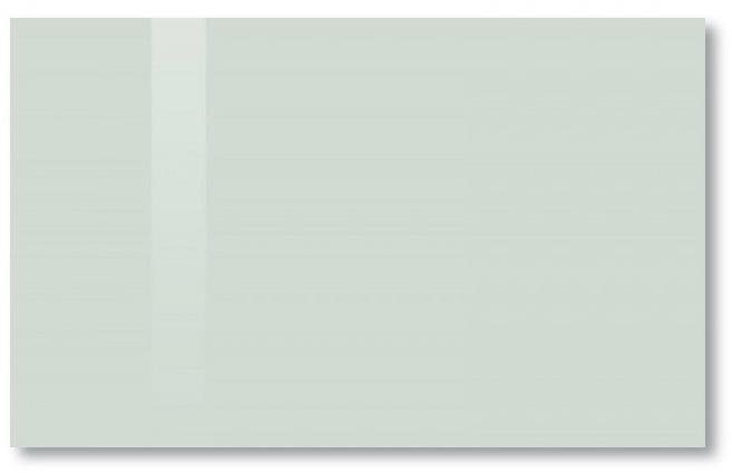 SOLLAU Sklenená magnetická tabuľa biela satinová 40 × 60 cm