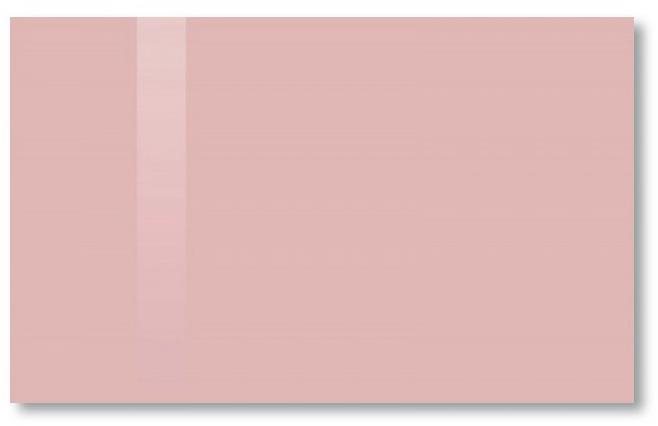 SOLLAU Sklenená magnetická tabuľa ružová telová 60 × 90 cm