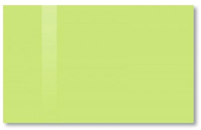 SOLLAU Sklenená magnetická tabuľa zelená pistáciová 60 × 90 cm