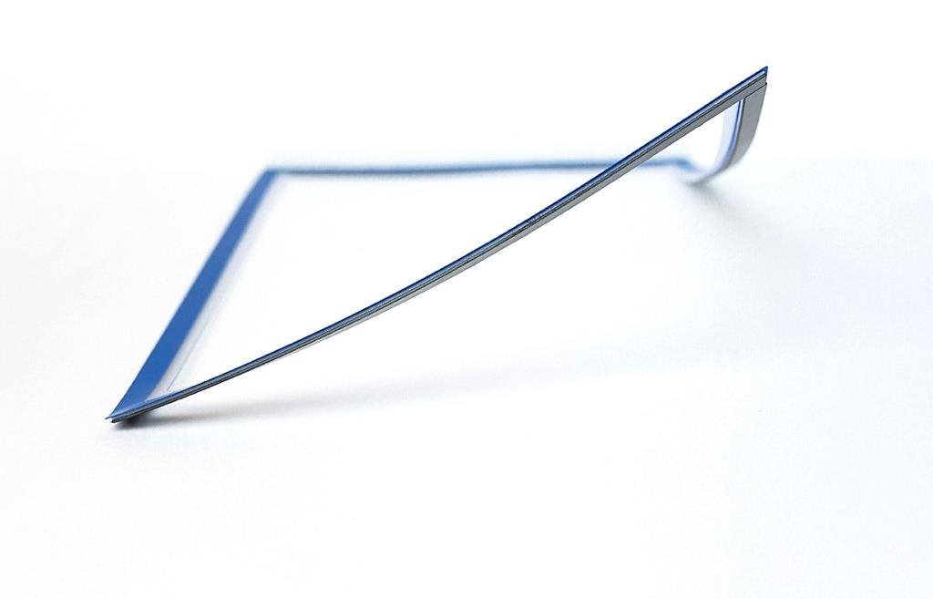 SOLLAU Magnetické vrecko A4 s výrezom – modrá