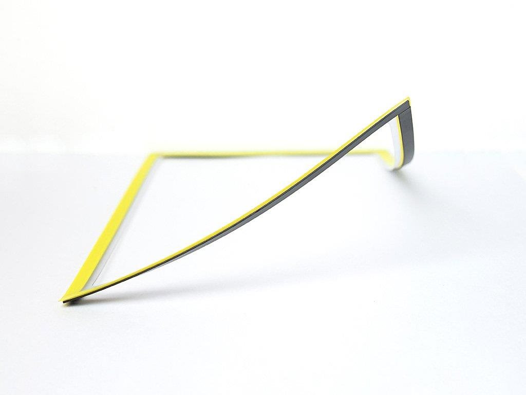 SOLLAU Magnetické vrecko A4 s výrezom – žlté