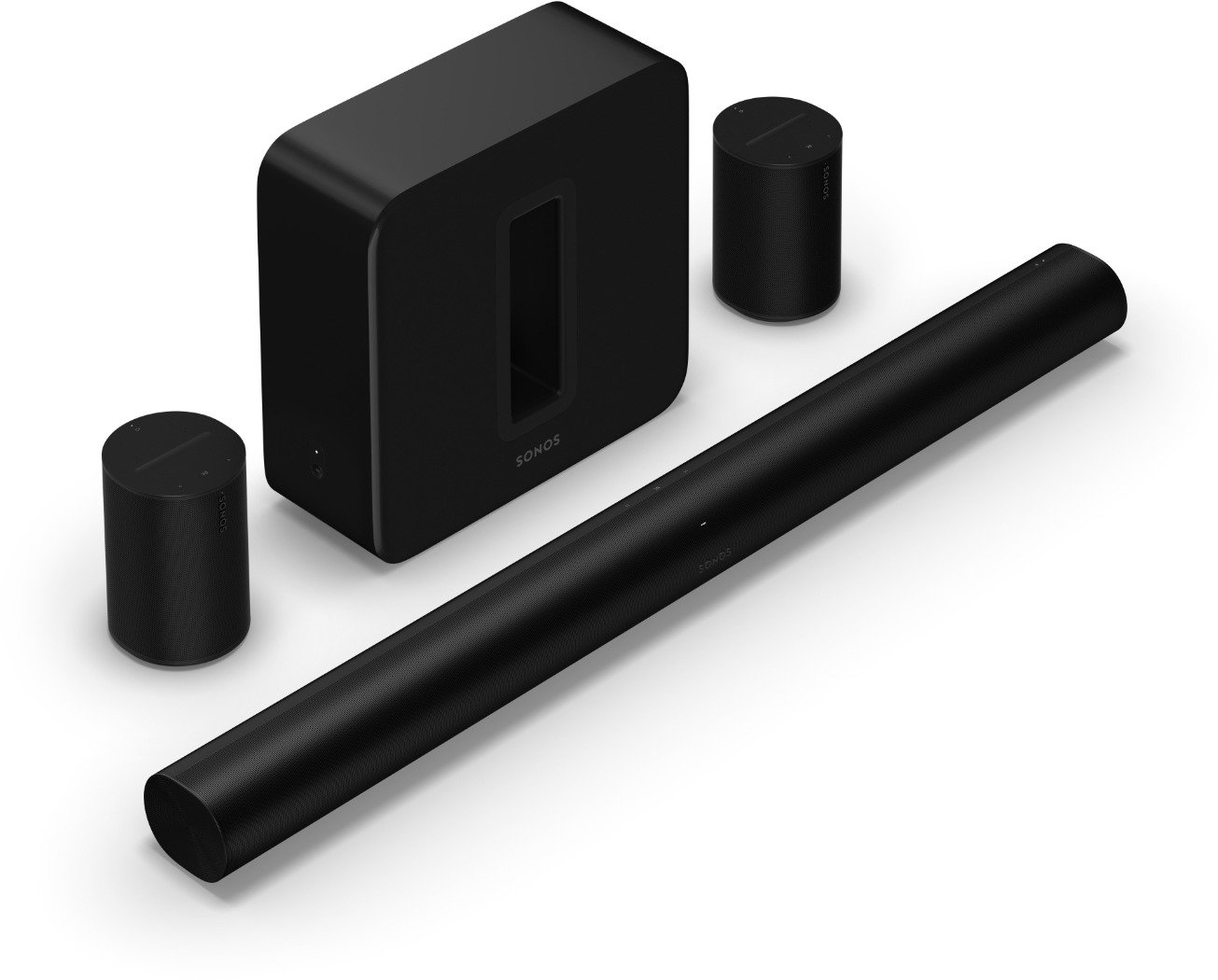 Sonos Arc Ultra čierny + Sonos Sub 4 + 2x Sonos Era 100
