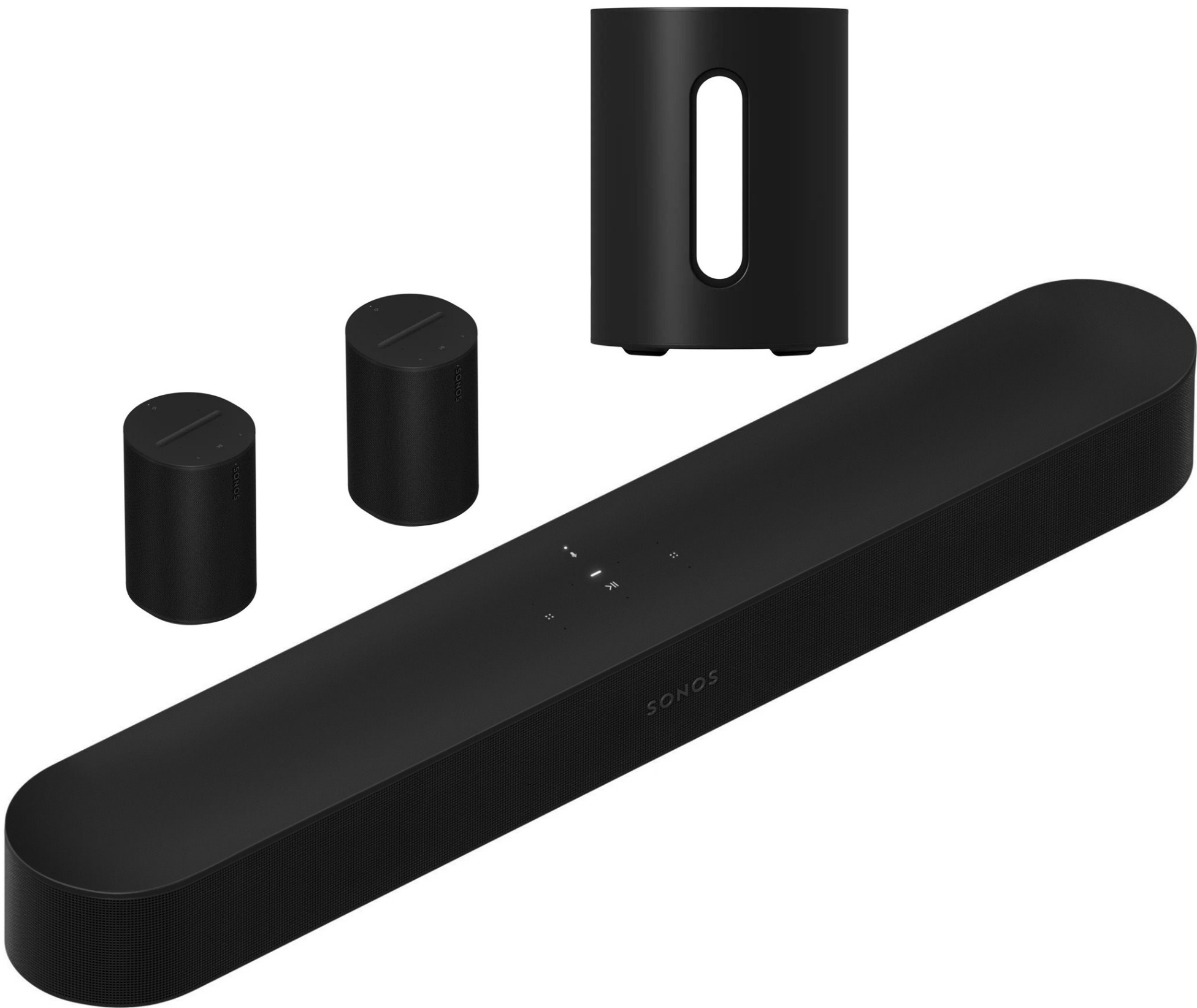 Sonos BEAM čierny + Sonos Sub Mini + 2x Sonos Era 100