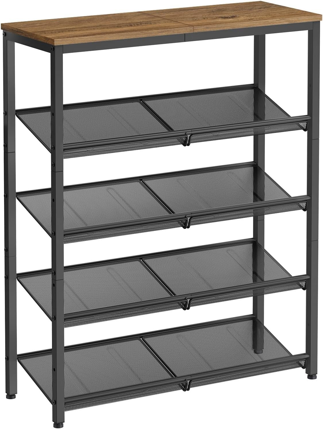 Songmics Vasagle Lorado 93 cm medovo hnedý/čierny