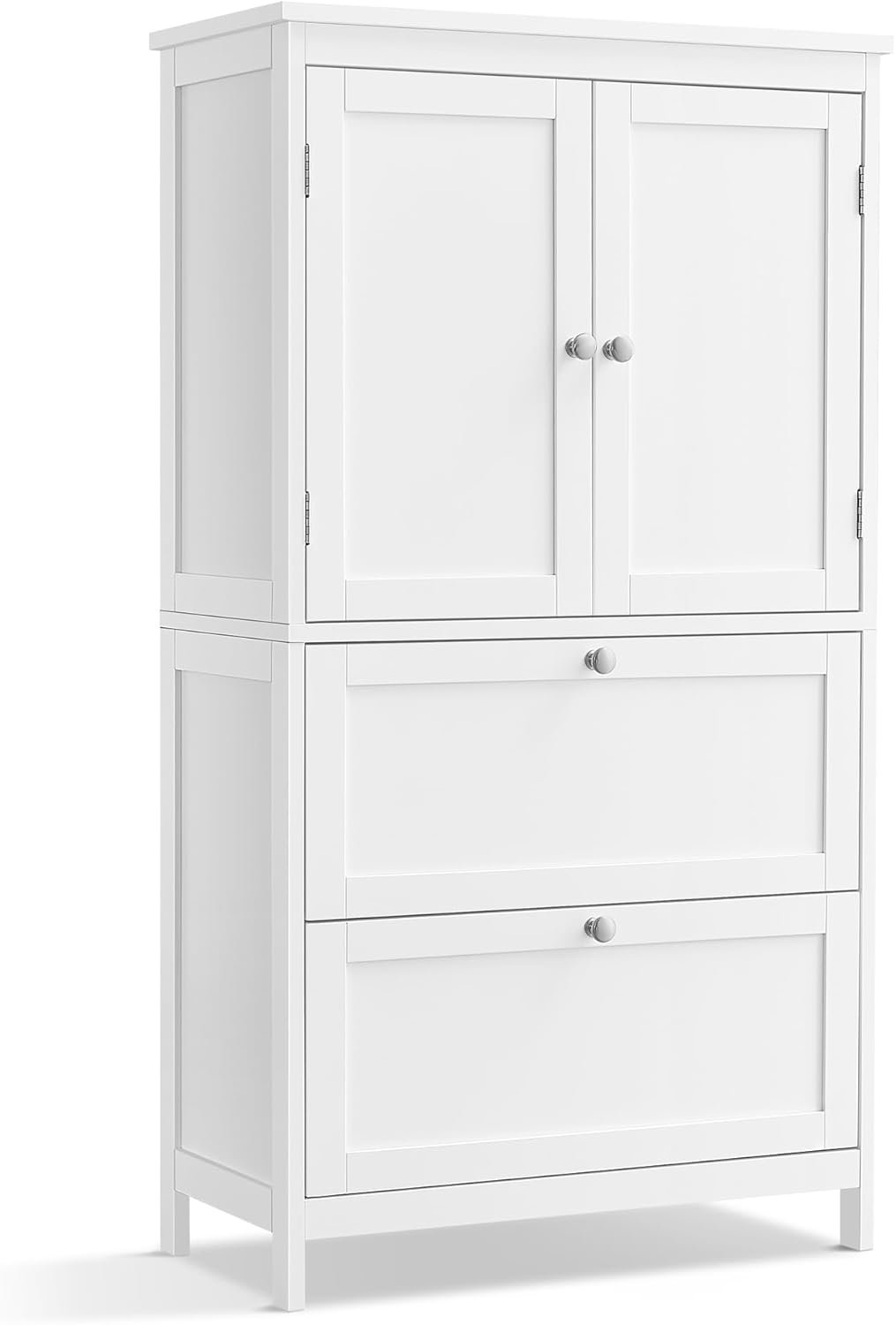 Songmics a Vasagle Koupelnová skříňka Vasagle Swede 110 cm bílá