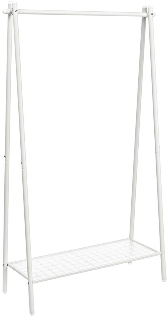 Songmics Šatňový vešiak Loft 153 cm biely