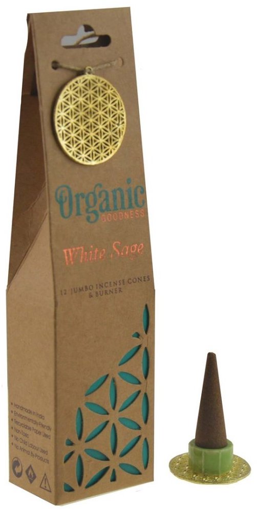 Song of India Organic Goodness Vonné františky, White Sage 12 ks