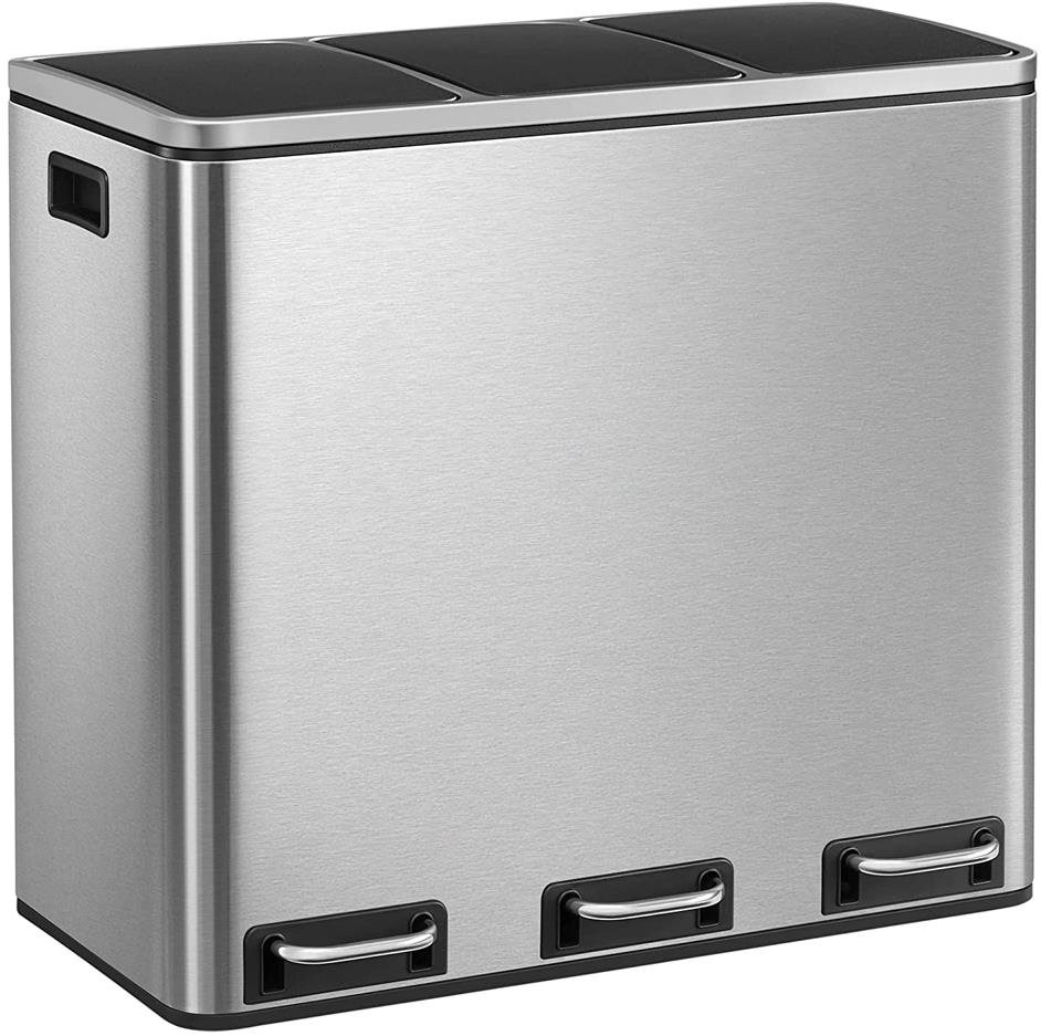 KW Germany Odpadkový koš PremiumLine na triedený odpad 3× 18 l antikoro