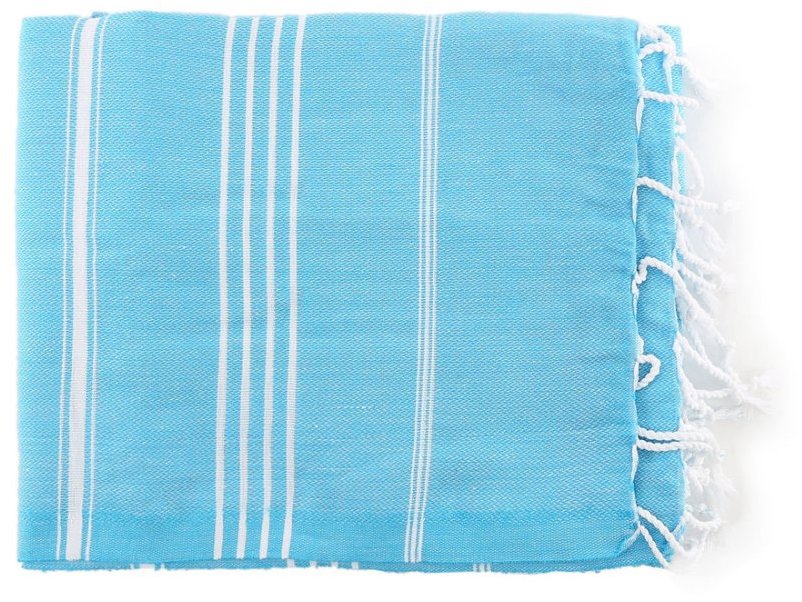 Nantong BeautyShow Textile Co Hamam osuška či prostěradlo do sauny Jasmin, 100 × 180 cm tyrkysová, t
