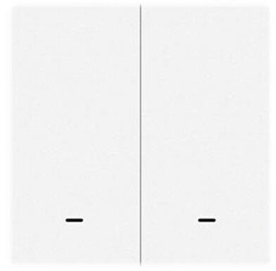 Smoot ZigBee Light Switch dvojtlačidlový biely