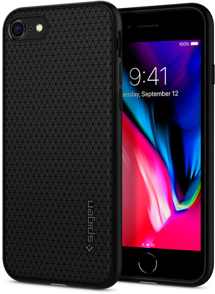 Spigen Liquid Air Black iPhone 7/8/SE 2020/SE 2022