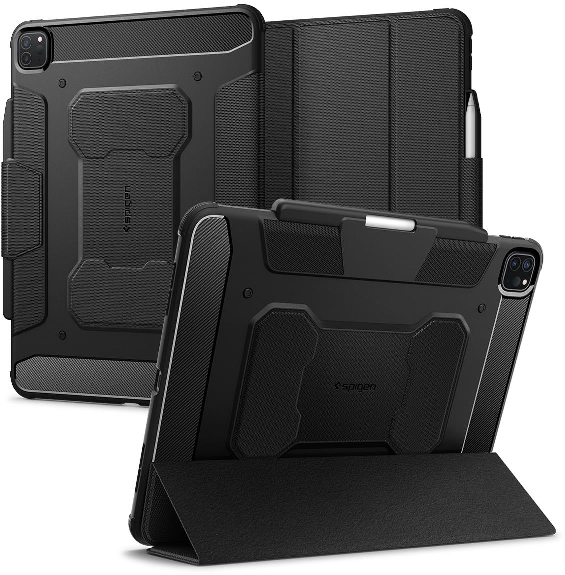 Spigen Rugged Armor Pro Black iPad Pro 13" M4 (2024)