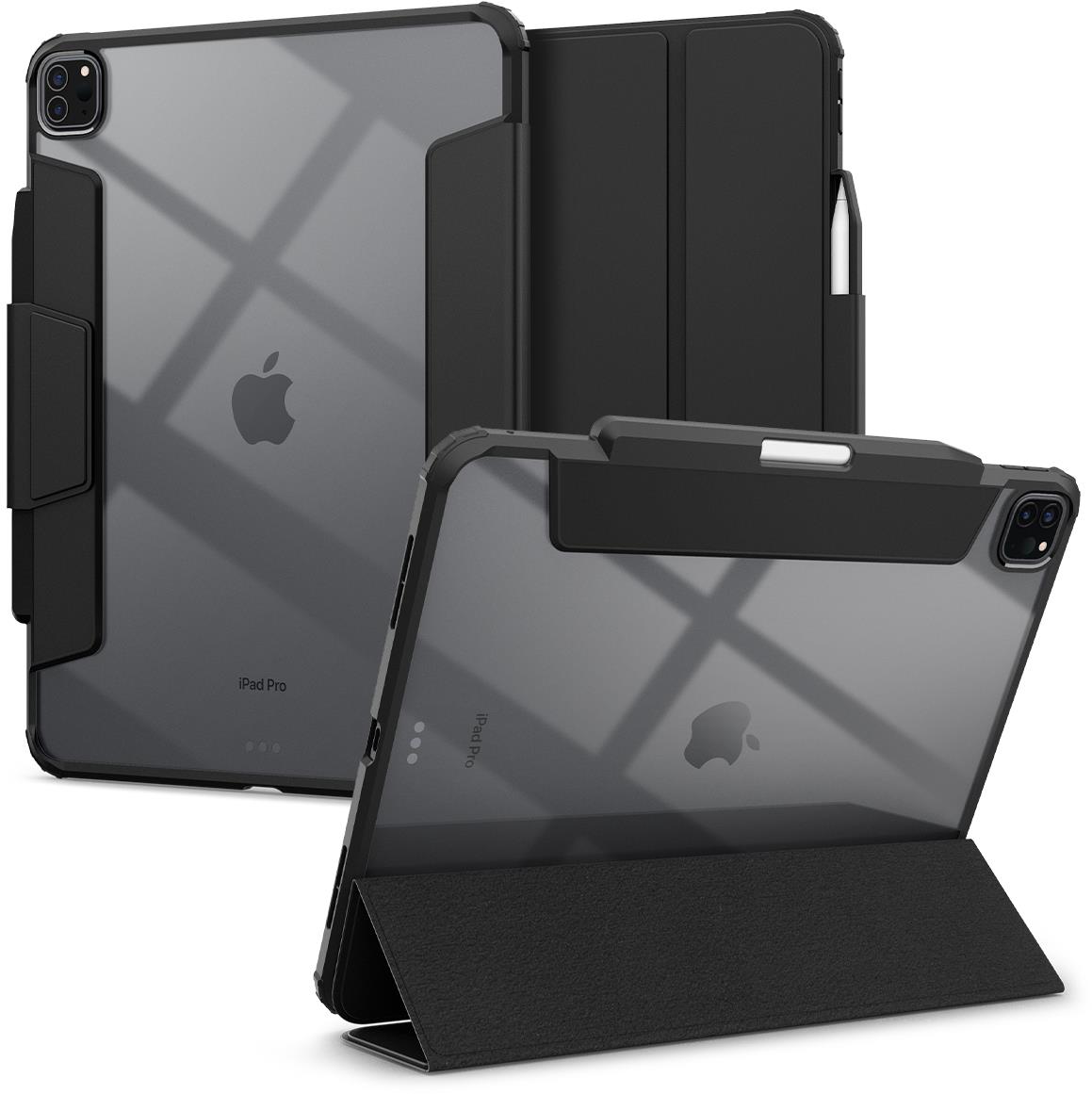 Spigen Ultra Hybrid Pro Black iPad Pro 13" M4 (2024)
