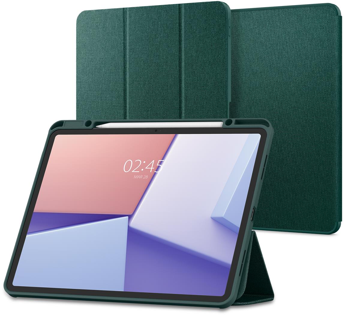 Spigen Urban Fit Midnight Green iPad Air 13" M2 2024/M3 2025