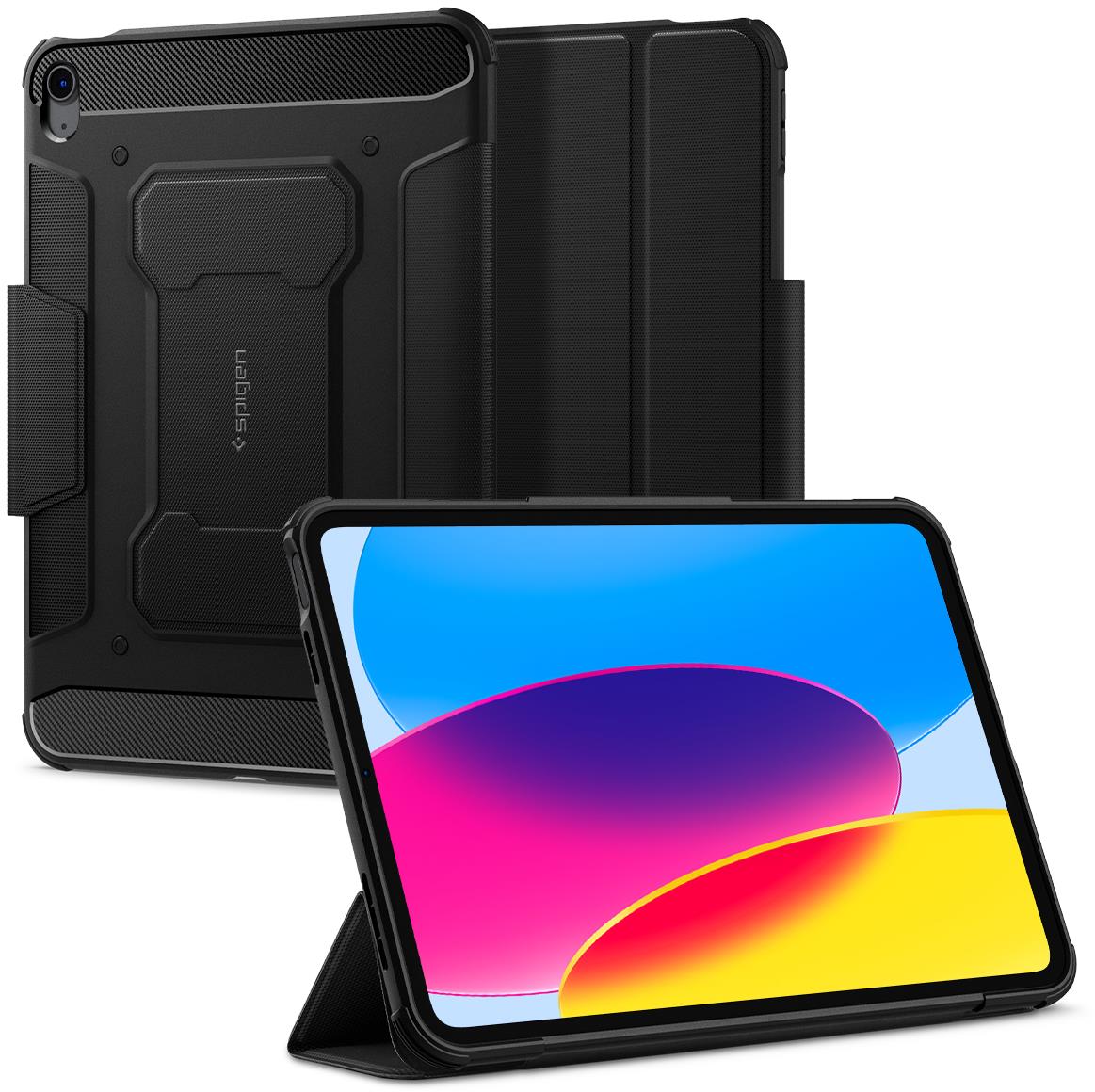 Spigen Rugged Armor Pro Black iPad Air 10.9" 2022/2020/iPad Air 11" M2 2024/M3 2025