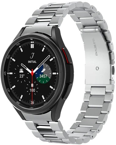 Spigen Modern Fit 316L Band Silver Samsung Galaxy Watch6 Classic 47 mm