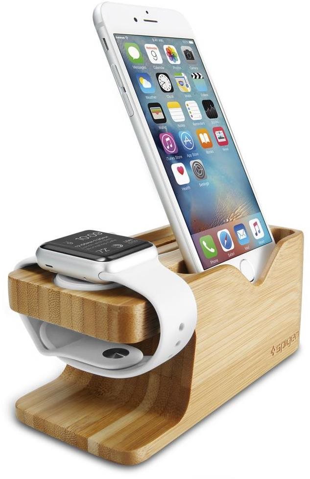 Spigen S370 Stand Apple Watch + iPhone