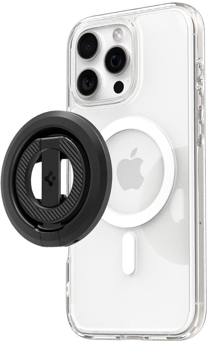 Spigen O-Mag Magnetický Phone Holder with Adjustable Stand Black